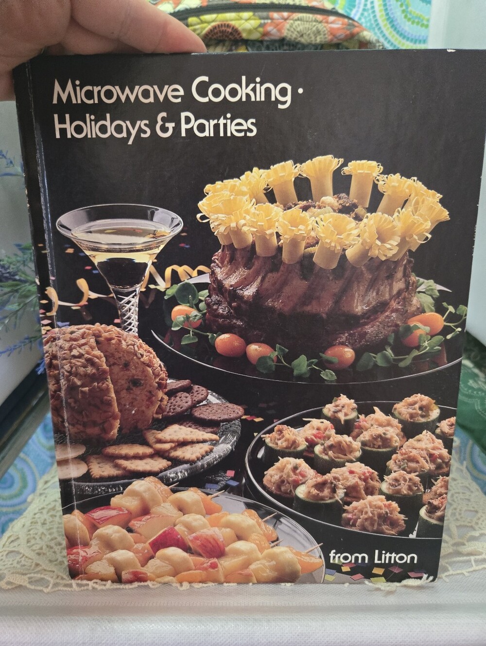 4/$15 Vintage Microwave Cooking Holidays & Parties Cookbook Retro 1980s Recipes